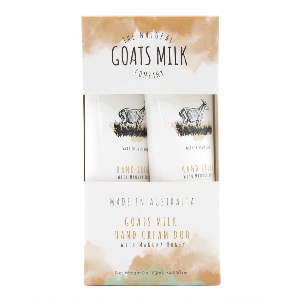 Set of 2 The Natural Goats Milk Company Hand Cream - Manuka Honey‎ - 4.3 fl oz